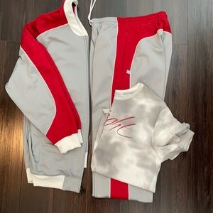Nike Air Jordan track suit w/ shirt